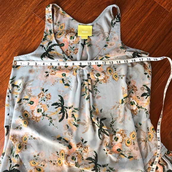 Maeve Anthropologie Floral Ruffled Shirt Dress - Picture 6 of 6
